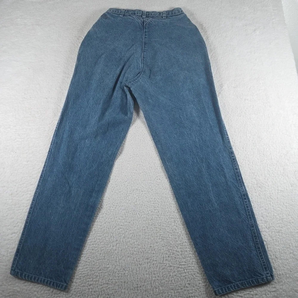 Vtg Roper Jeans Women Sz 13 Blue 80s‎ 90s Western High Rise Pleated Made In USA